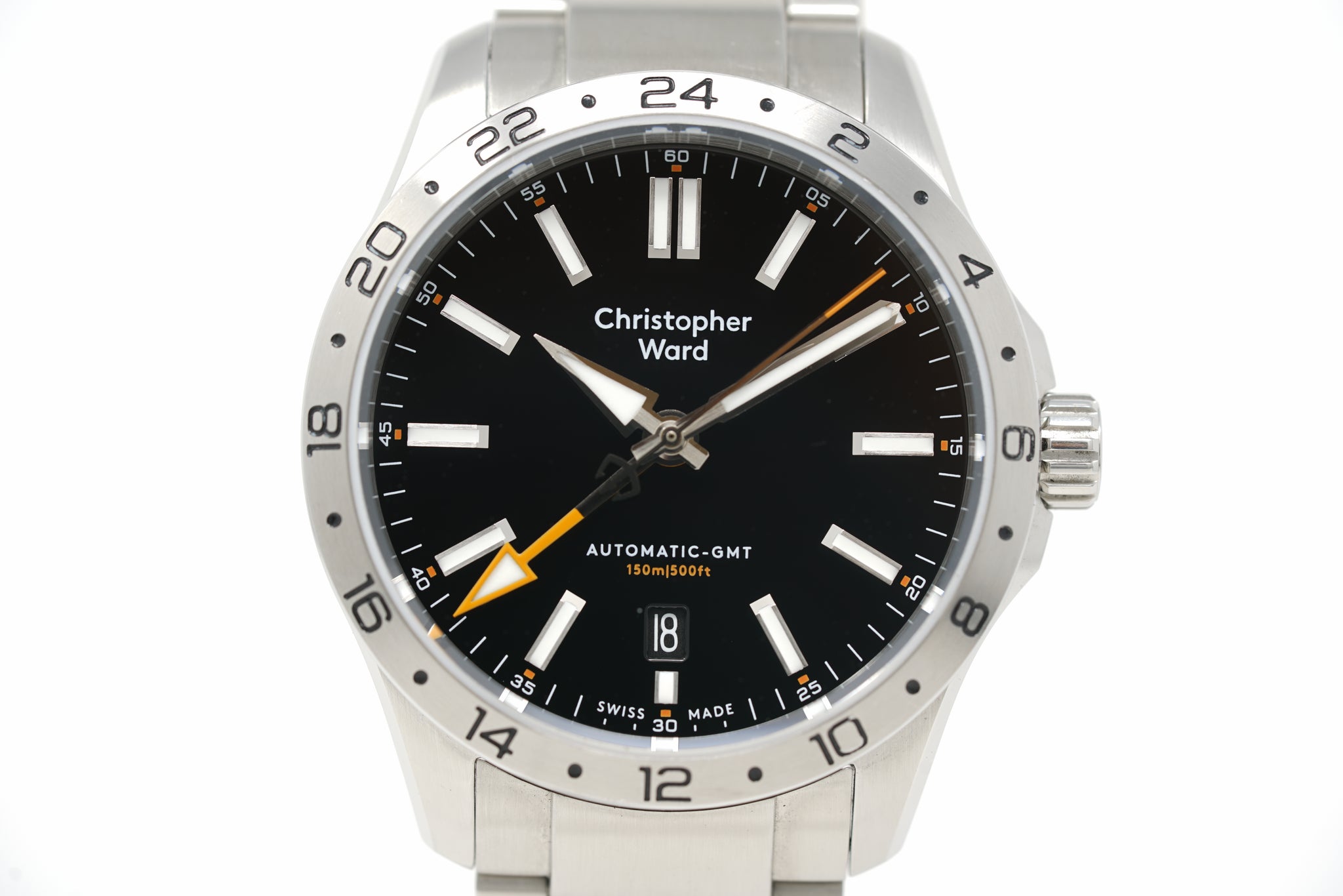 Pre-Owned Christopher Ward C63 Sealander GMT C63-39AGM3-S00K0