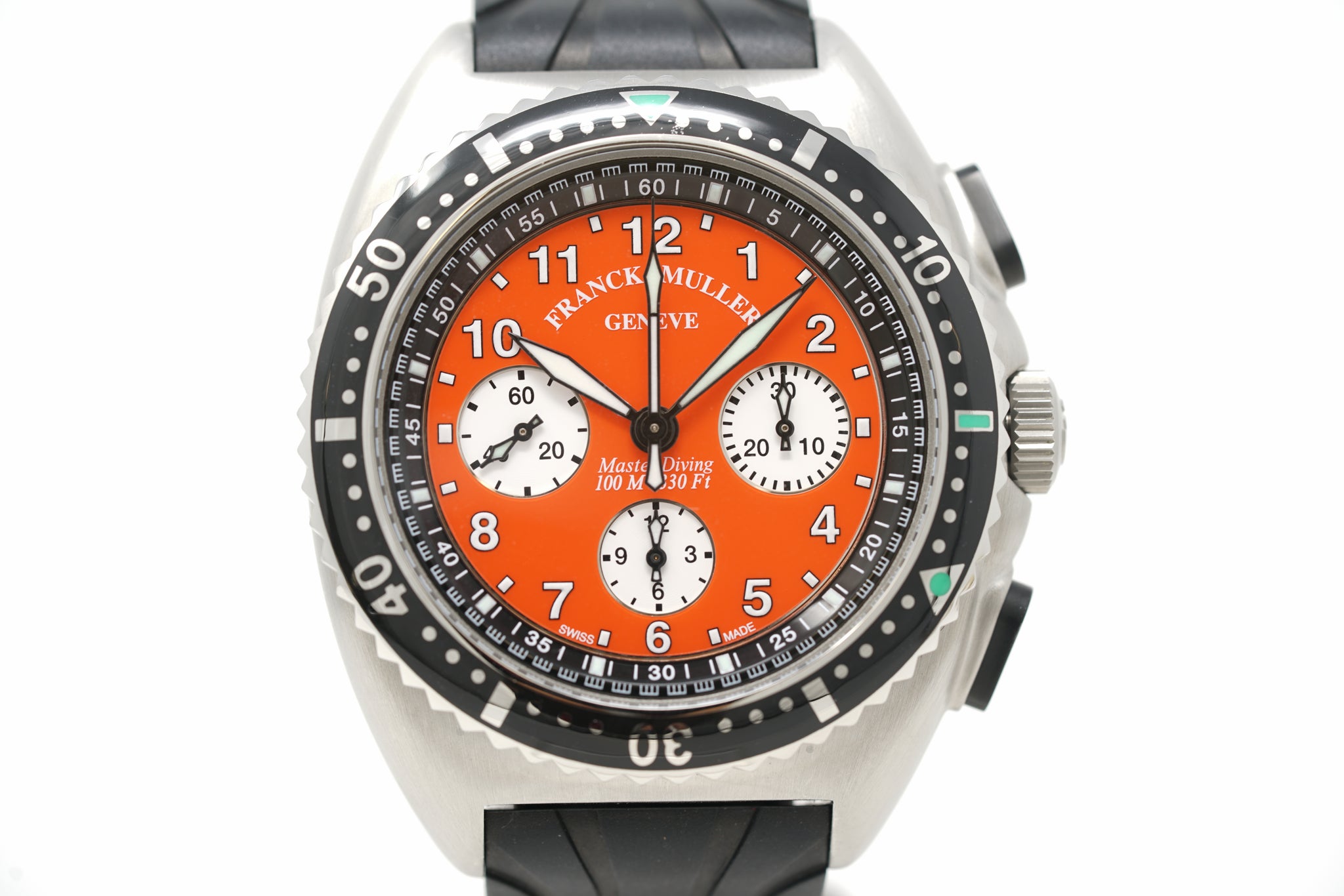 Pre-Owned Franck Muller Master Diving Chronograph 2083 CC AT AC OR