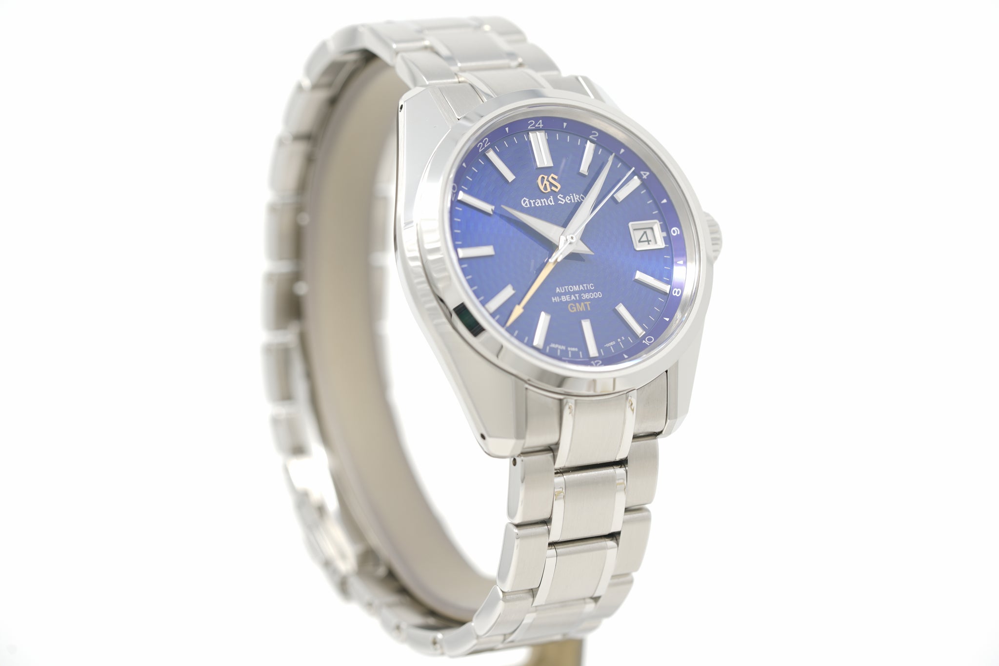 Pre-Owned Grand Seiko Heritage Hi-Beat GMT 44GS 'Blue Peacock' SBGJ261 –  Topper Fine Jewelers