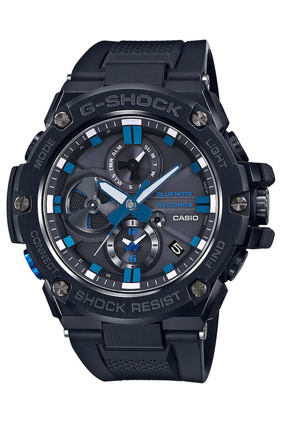 g shock steel blue