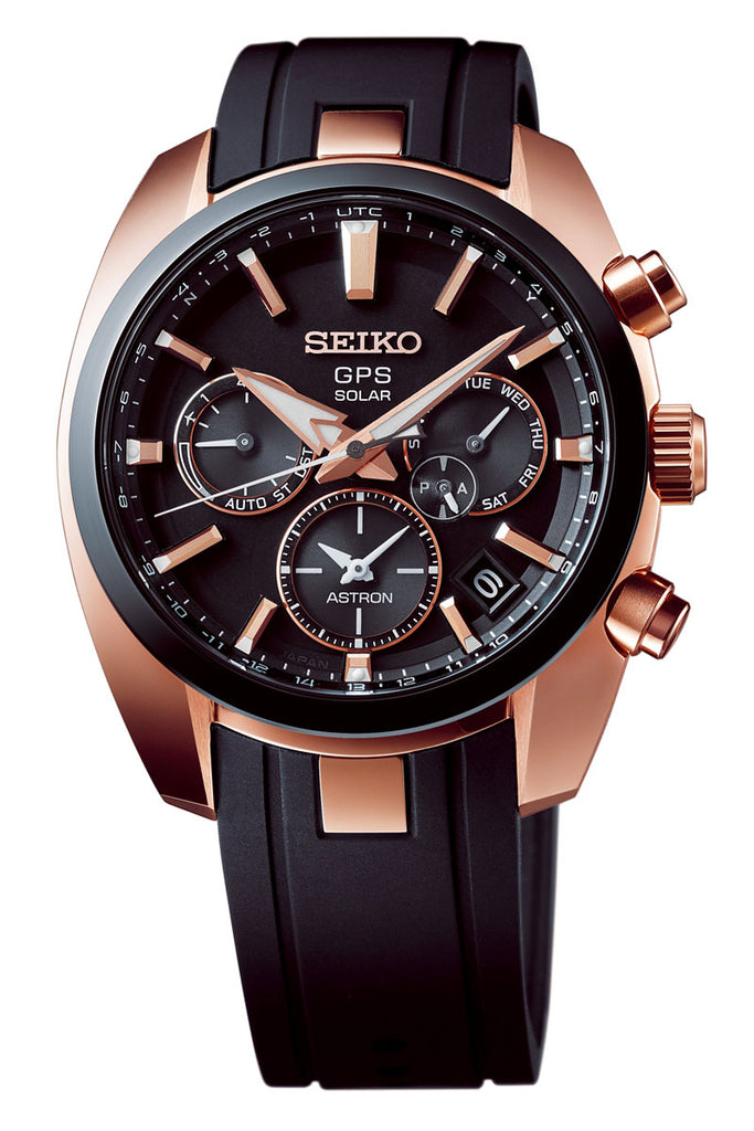 Seiko Astron GPS Solar Dual-Time SSH024 – Topper Fine Jewelers