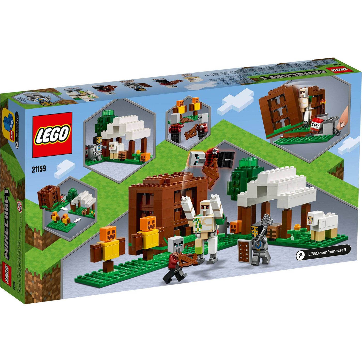 Lego Minecraft The Pillager Outpost 21159 Mandrill Toys And