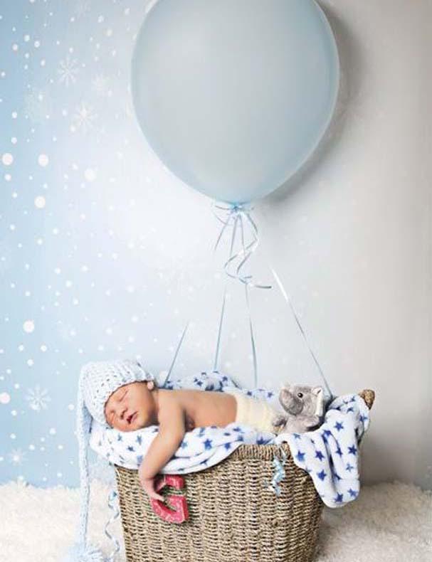 Blue Winter Background With Snowflakes Pattern Photography Backdrop –  Shopbackdrop