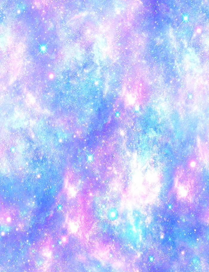  Pink  and Blue Magical Galaxy  Star Unicode Photography 