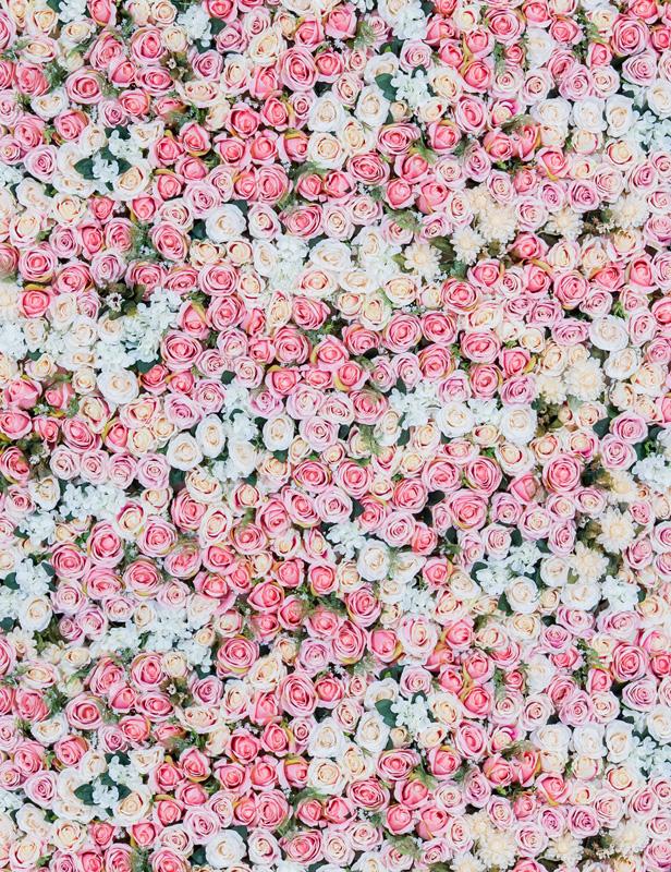 Pink And White Flowers Wall For Wedding Photography Backdrop – Shopbackdrop