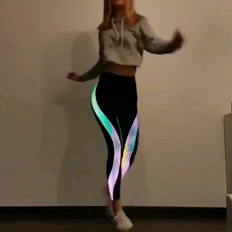 reflective yoga pants