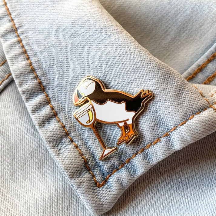 Puffin Martini Pin