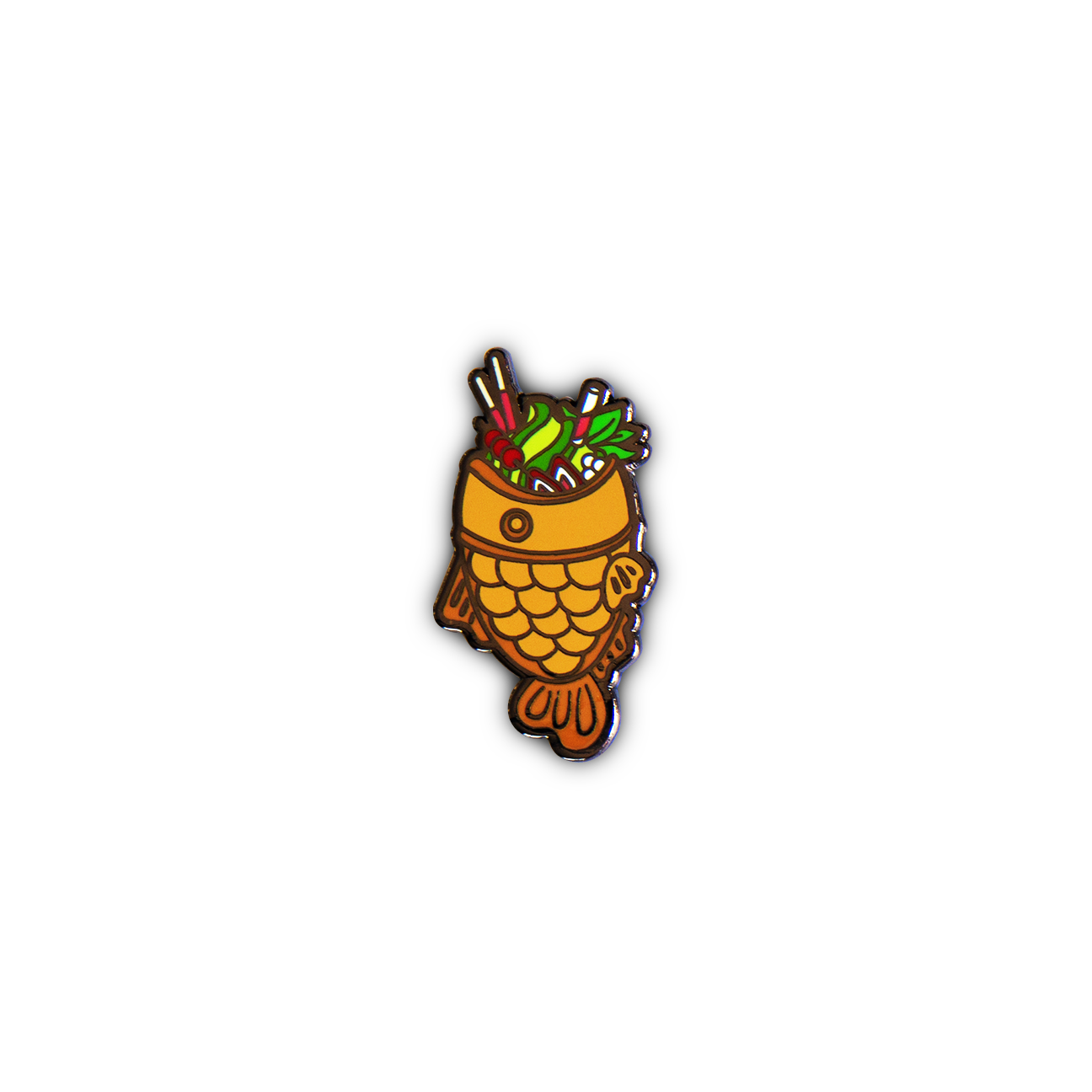 Quirky Tiki Series // Taiyaki Hard Enamel Pin