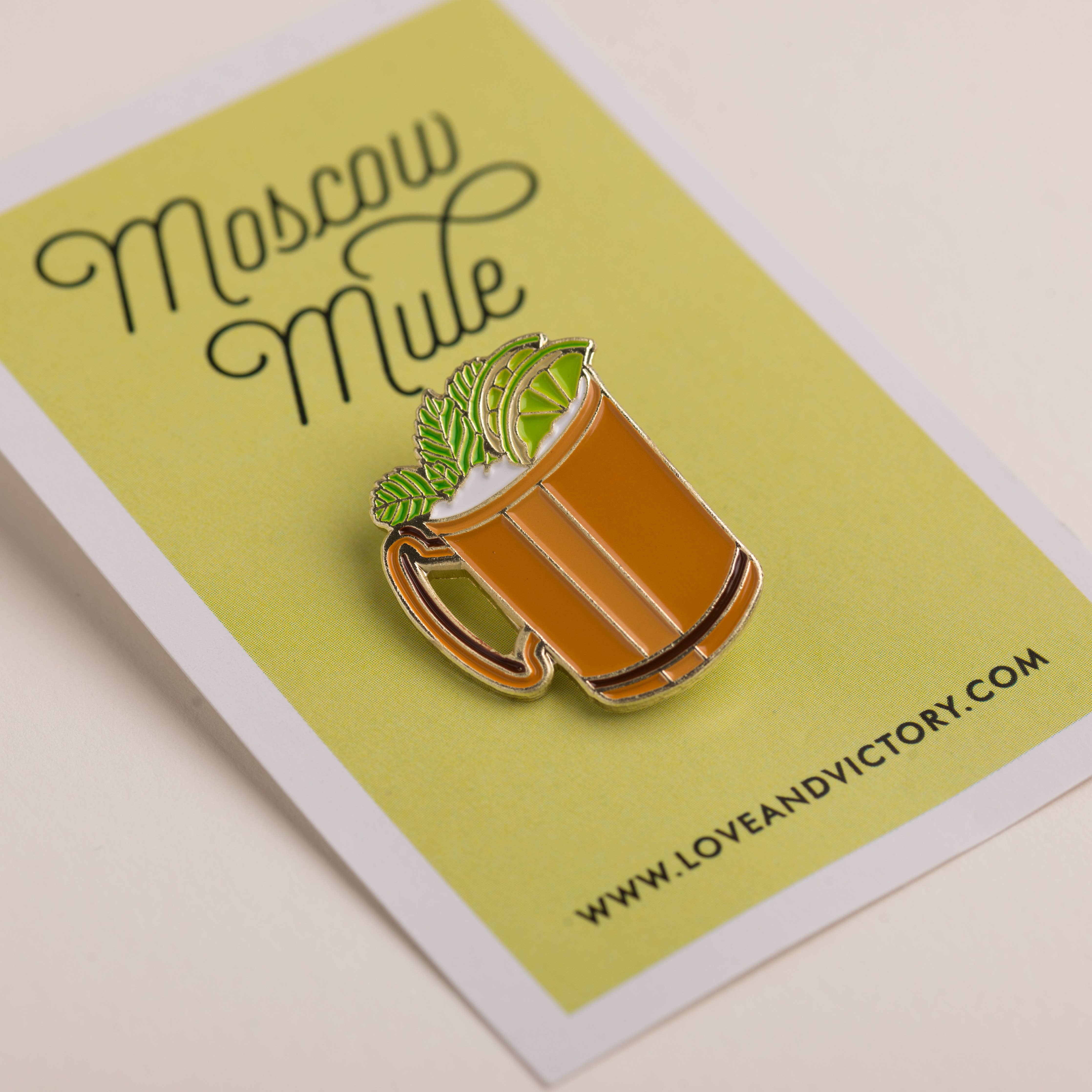 Moscow Mule Cocktail L&V Pin