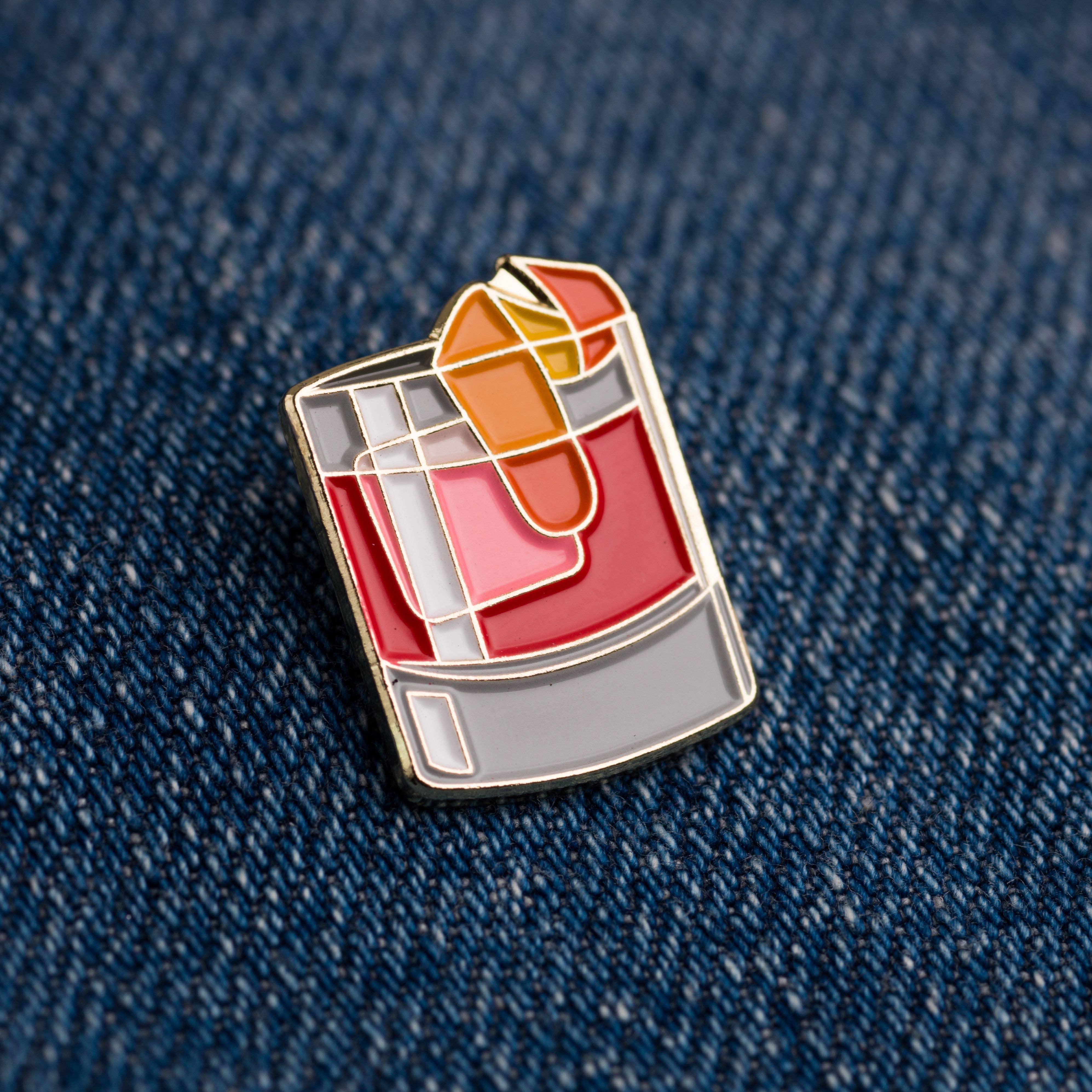 Negroni Cocktail L&V Pin