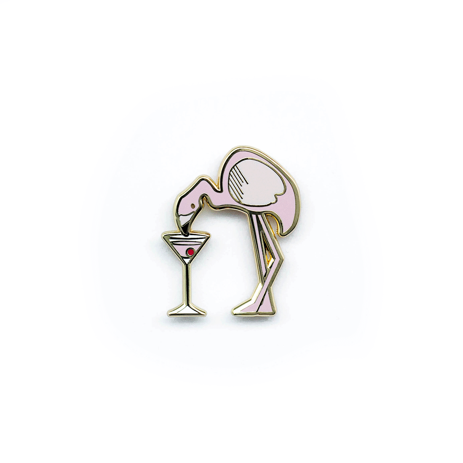 Flamingo O' Cosmo Pin