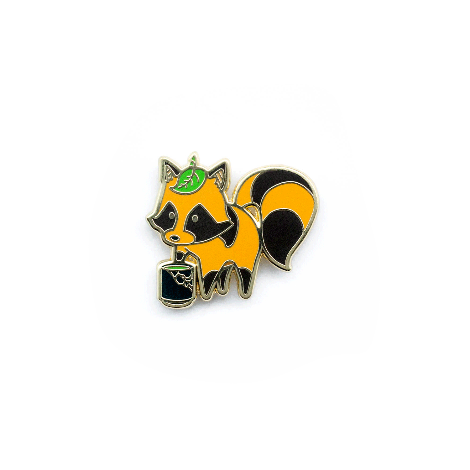 Tanuki Matcha Pin