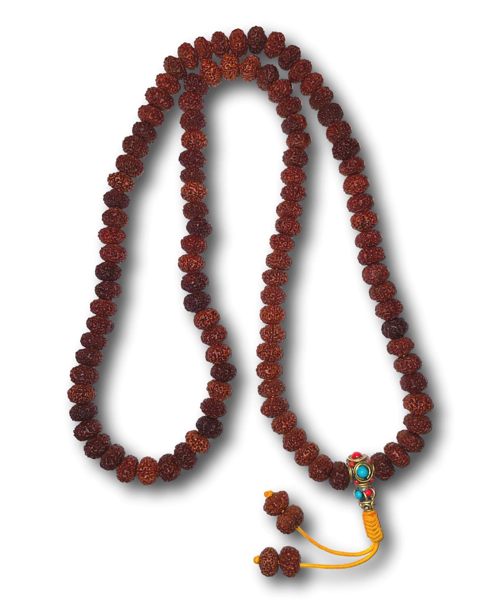 Nepali Bodhi Mala : 10mm Natural Nepali Bodhi Beads Mala of 108 beads.  Rudraksha Beads, Sandalwood Beads Wholesale Store : Gemstone Beads, Prayer  Mala Beads & Mala Supplies