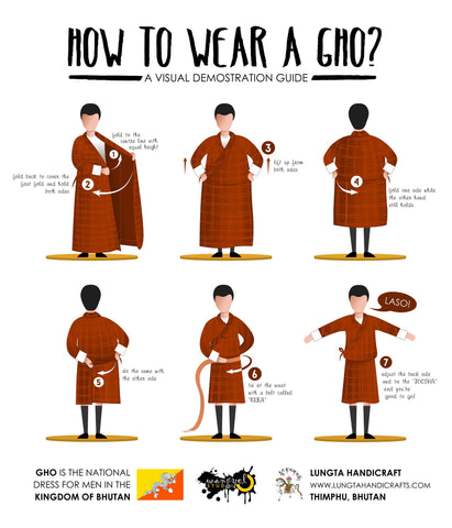 How to Wear A Gho