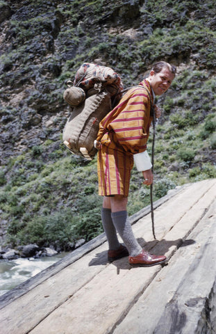 Burt Kerr Todd was probably the first American to visit Bhutan in 1951 and later introduced postage stamps to Bhutan. 