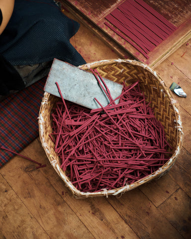 ingredients in making bhutan incense