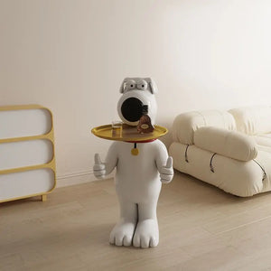 Creative Large Animal Figurines – Resin Home Décor Statues for Bedroom & Living Room - Perfenq