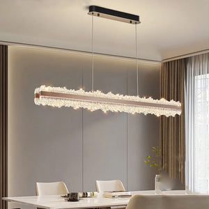 Dimmable, and Stylish Chandelier for Dining & Work Spaces - Perfenq