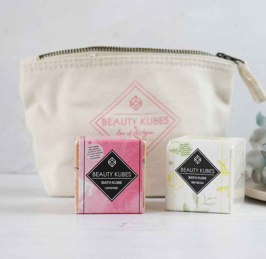 Beauty Kubes plastic free sulphate free bath bombs