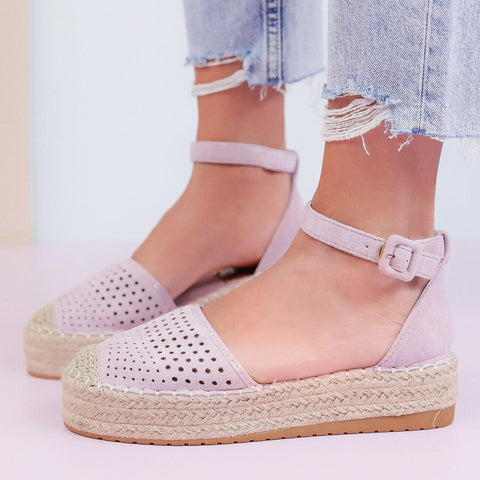 moxo espadrile dama roz