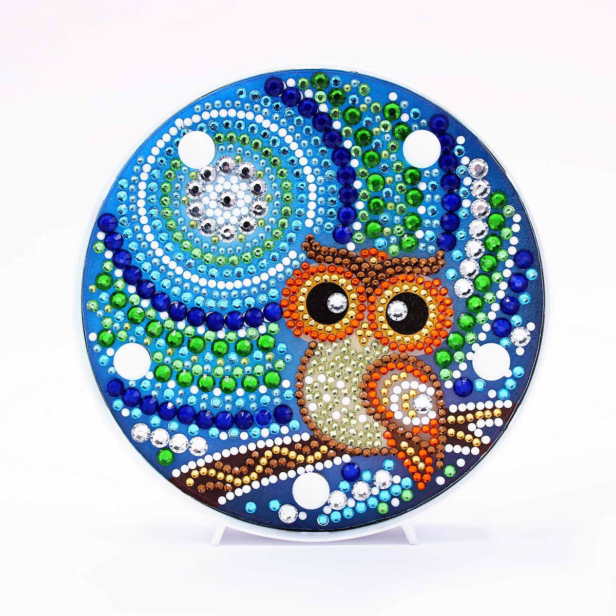 Cute Owl | LED Light | Diamond Painting – Treasure Studios Art
