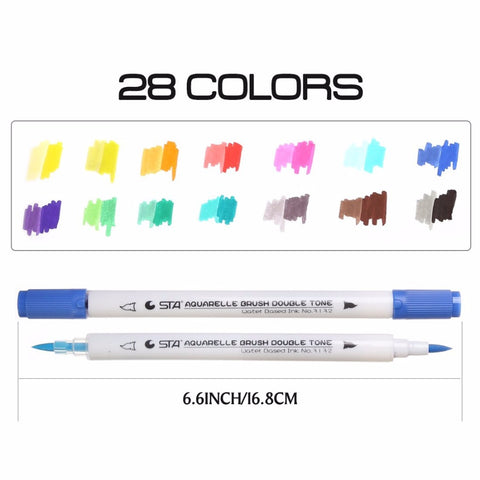 Water Color Marker Pens - 28 Colors | Artist – Treasure Studios Art