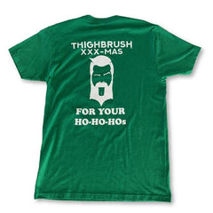 THIGHBRUSH® XXX-MAS - MEN'S T-SHIRT - GREEN