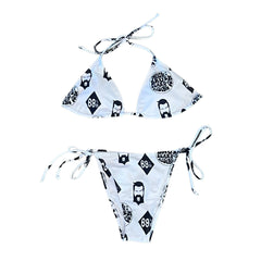 THIGHBRUSH SWIM - WOMEN'S LOGO BLAST BIKINI