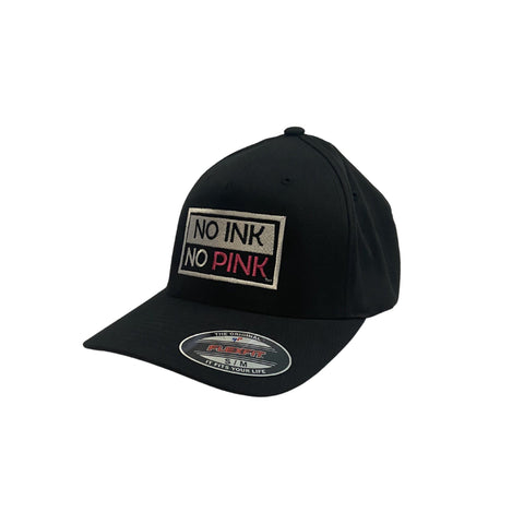 THIGHBRUSH® "NO INK NO PINK" - FlexFit Hat - Black