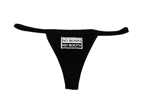 Women's Thong Underwear NO BEARD NO BOOTY COLLECTION