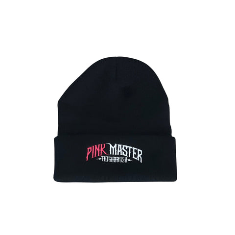 THIGHBRUSH® "PINK MASTER" - Cuffed Beanies - Blac