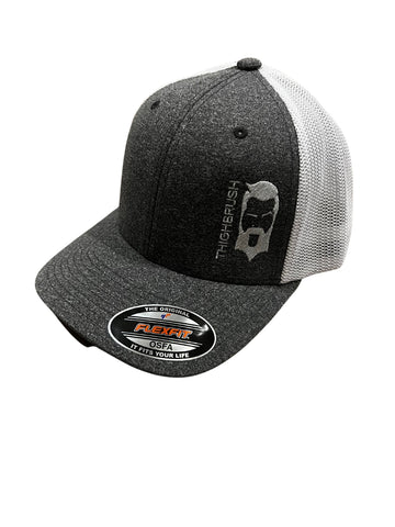 THIGHBRUSH® - Trucker OSFA Hat - Heather Grey and White