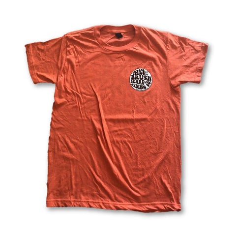 THIGHBRUSH® BEARD RIDING COMPANY - Men's Logo T-Shirt - Tangerine