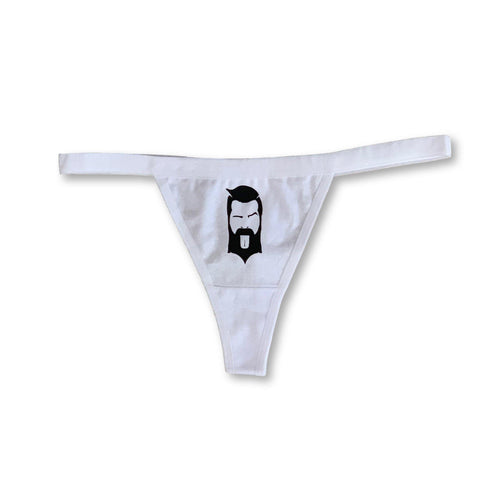 THIGHBRUSH® THONG UNDERWEAR - WHITE