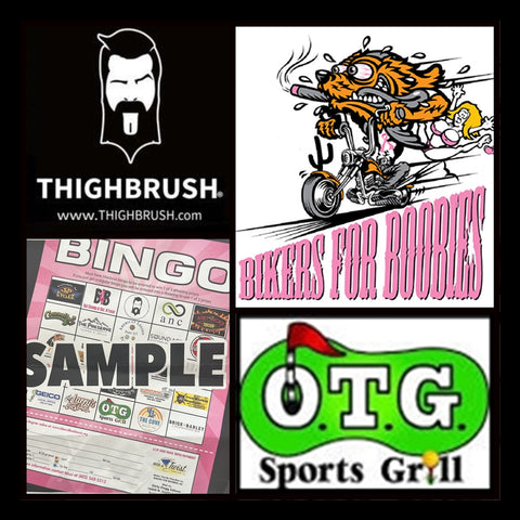 BIKERS 4 BOOBIES OTG SPORTS GRILL THIGHBRUSH