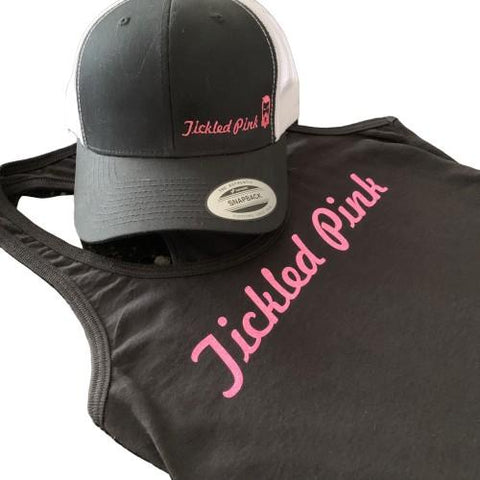 THIGHBRUSH® "TICKLED PINK" HAT AND TANK TOP