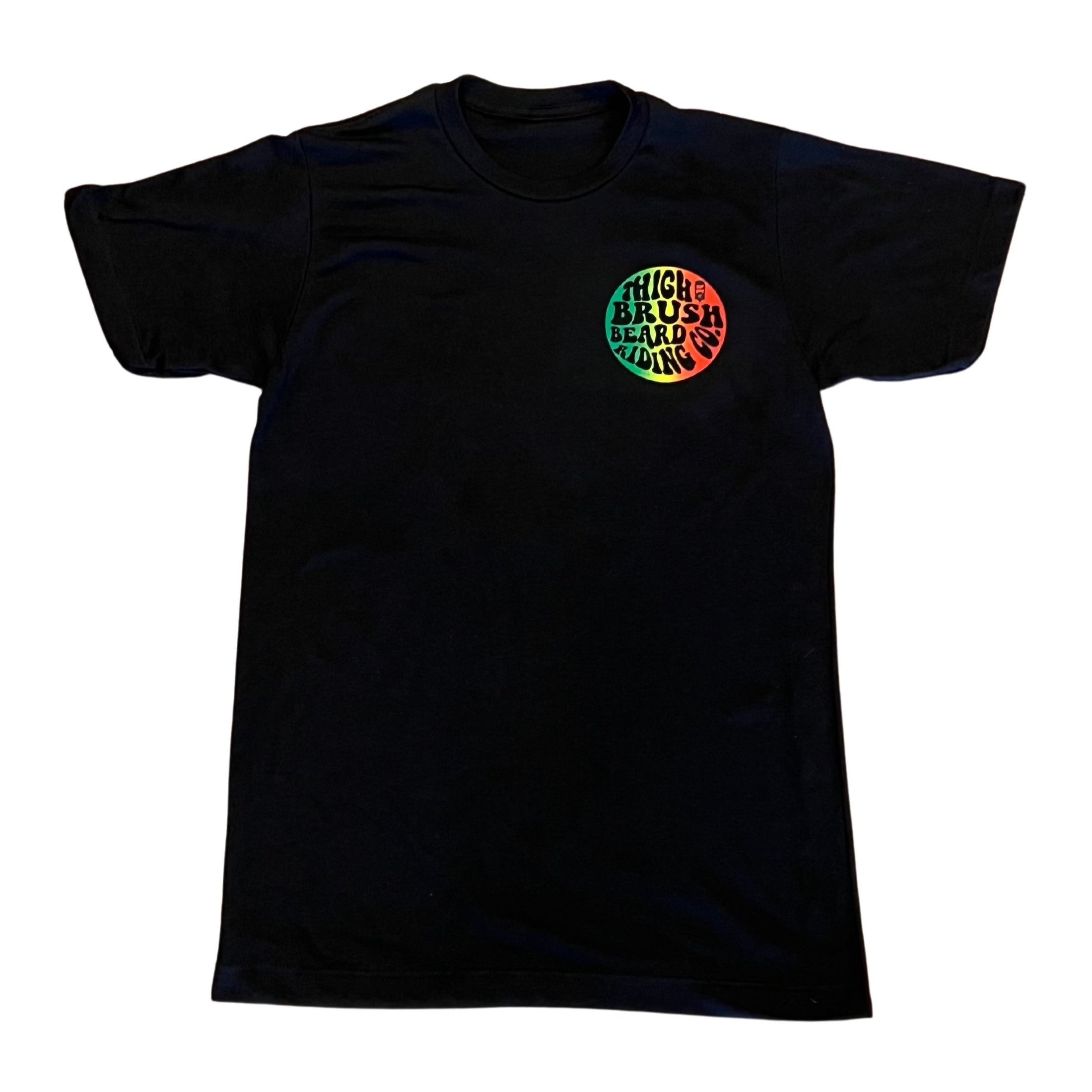 THIGHBRUSH® BEARD RIDING COMPANY - "420" Men's T-Shirt - Black