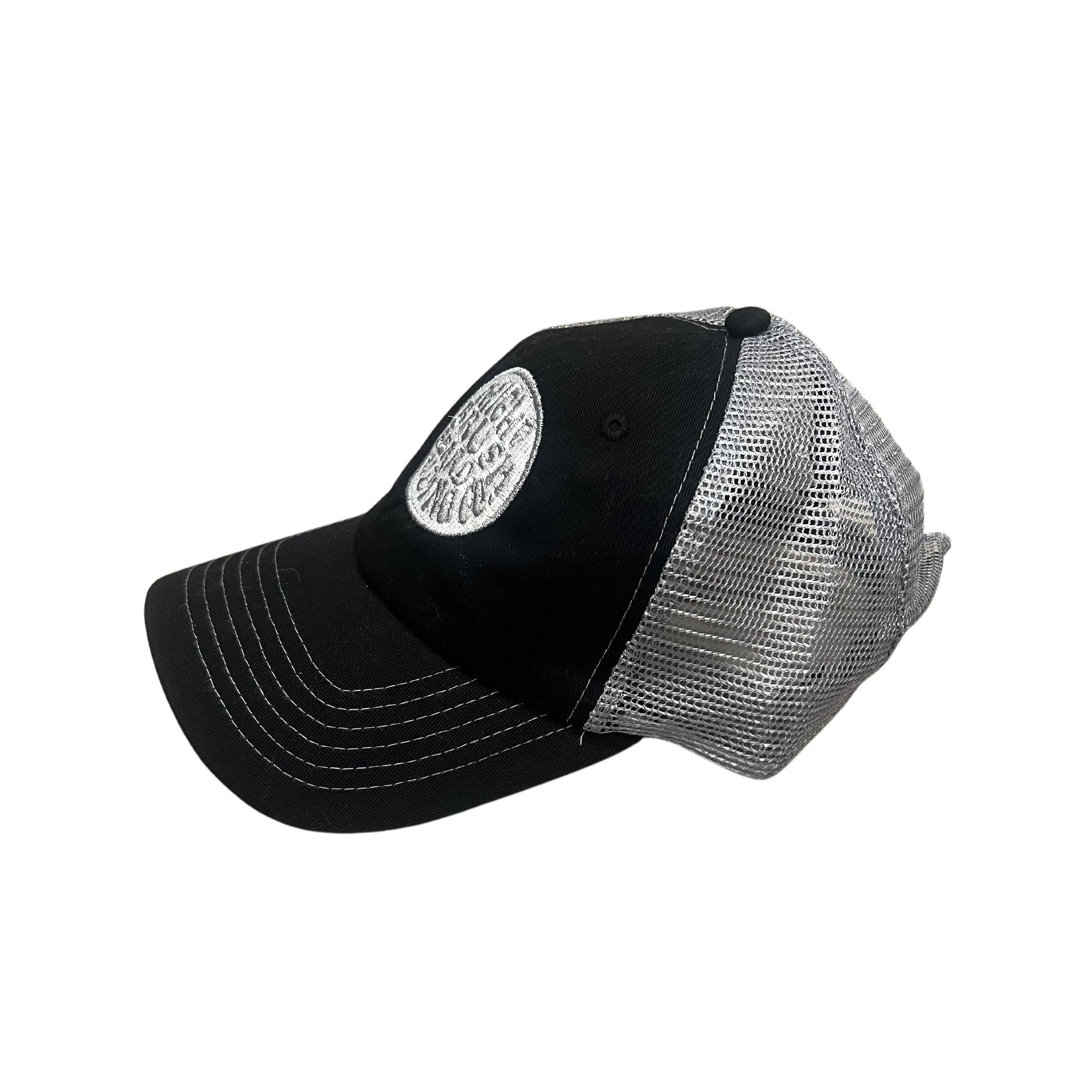 THIGHBRUSH® BEARD RIDING COMPANY - Unstructured Snapback Hat  - Black and Grey - Dad Hat