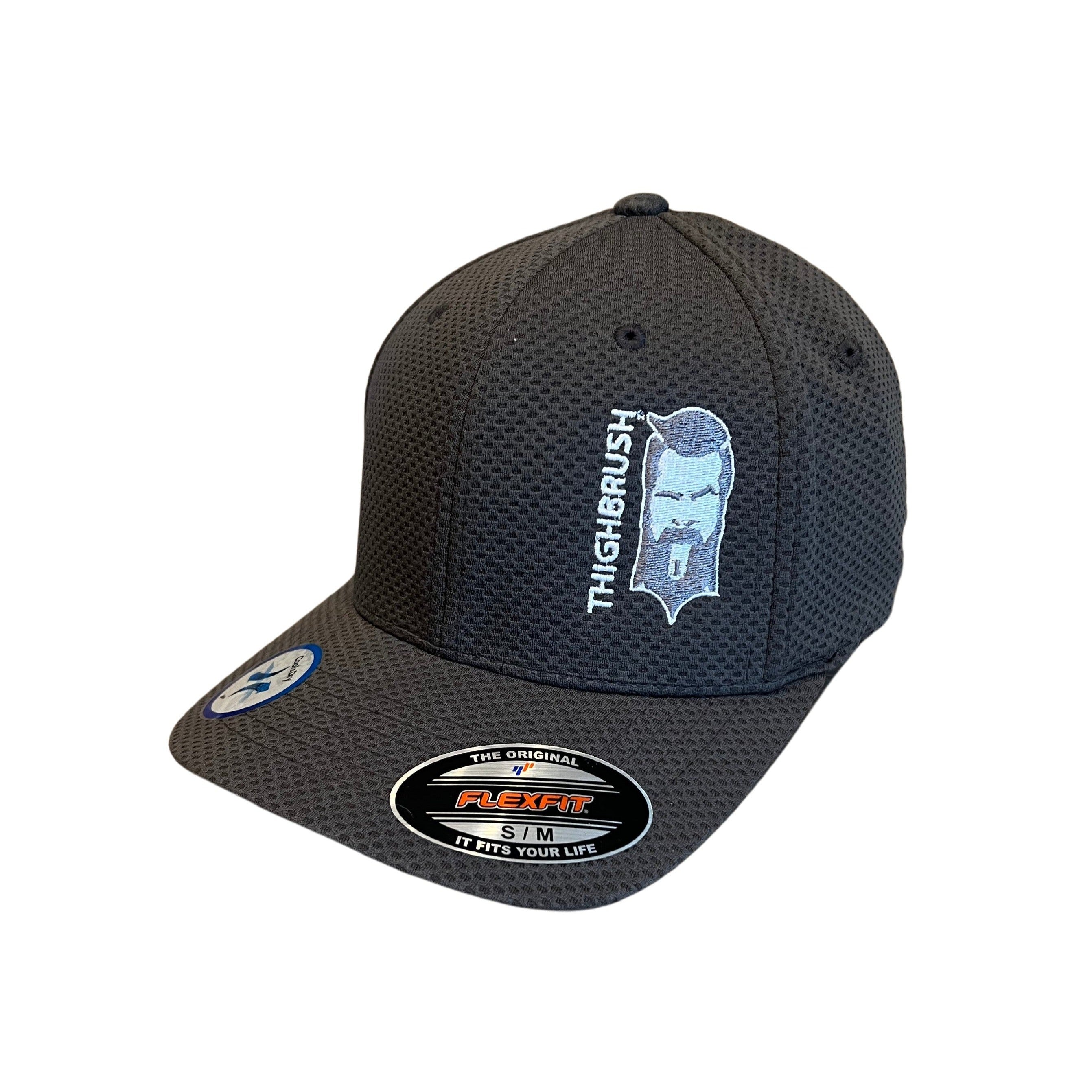 THIGHBRUSH® - THE WETTER THE BETTER - Cool and Dry FlexFit Hat - Charcoal