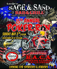 Lucie's Sage & San Poker Run - Flyer