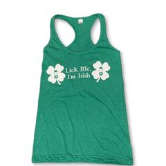 THIGHBRUSH® "LICK ME I'M IRISH" - WOMEN'S TANK TOP