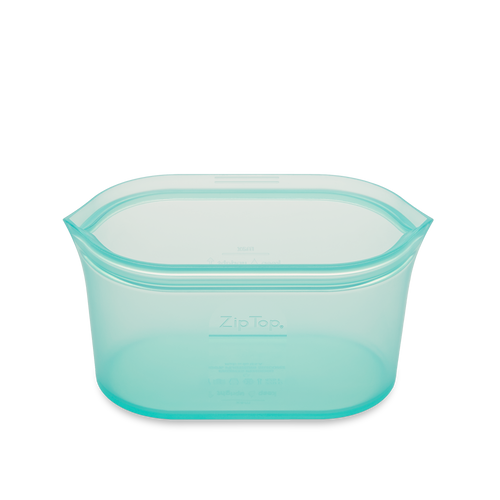 Zip Top Reusable Silicone 3-Piece Dish Set - Small 16 oz., Medium