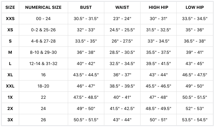 Size Guide  Model Measurements – Cents Of Style