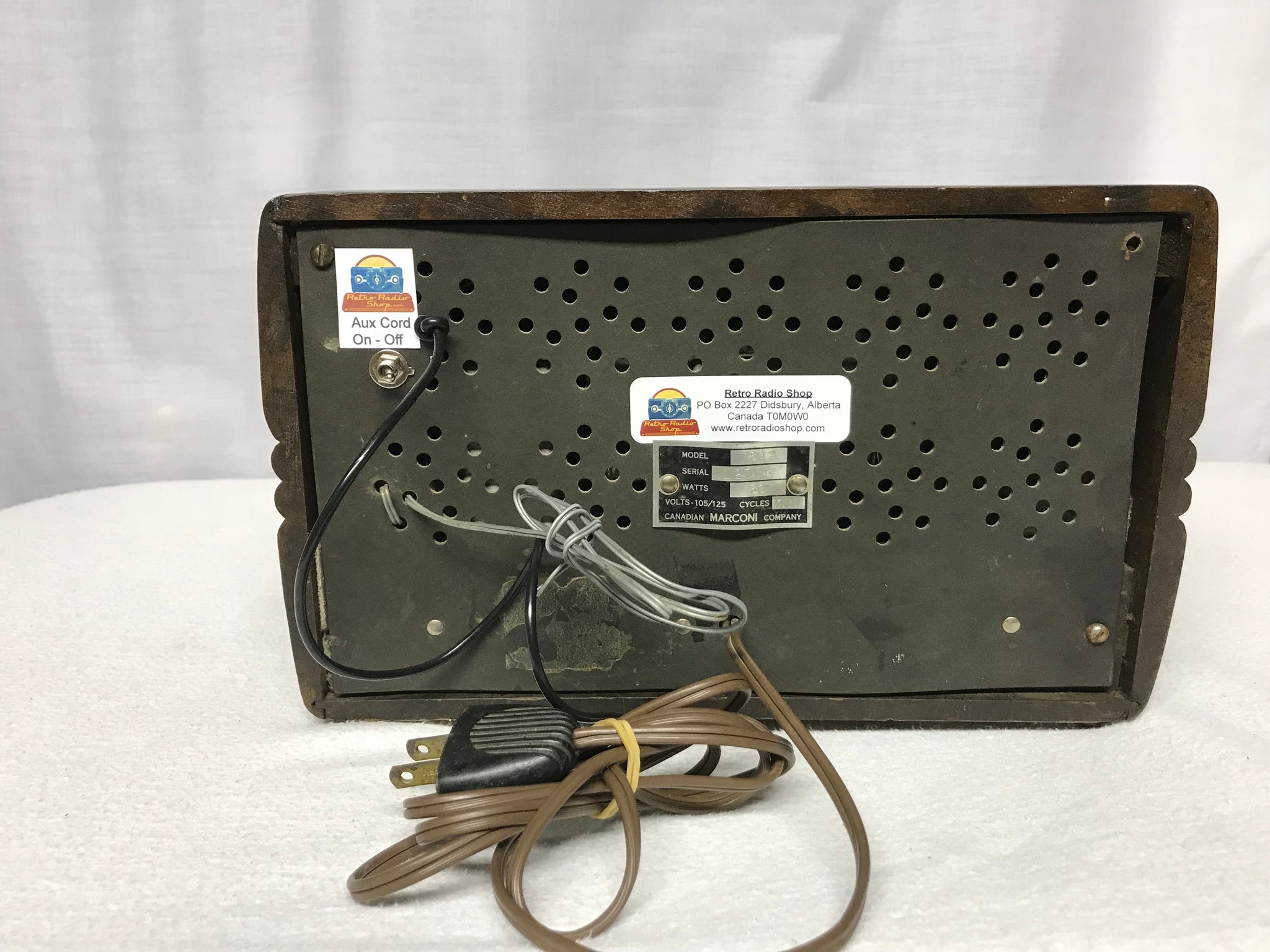 Marconi 180a 1941 Tube Radio With Bluetooth input. | Antique, Retro ...
