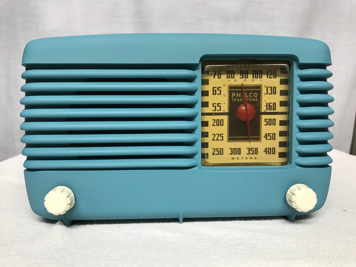 Philco 1950 vintage retro tube radio with iphone or bluetooth Input ...