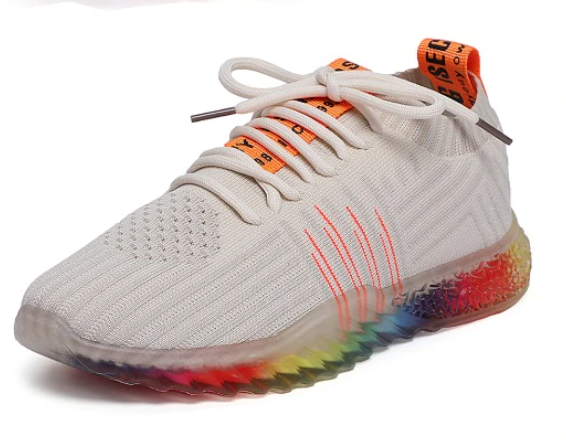 rainbow sole shoes