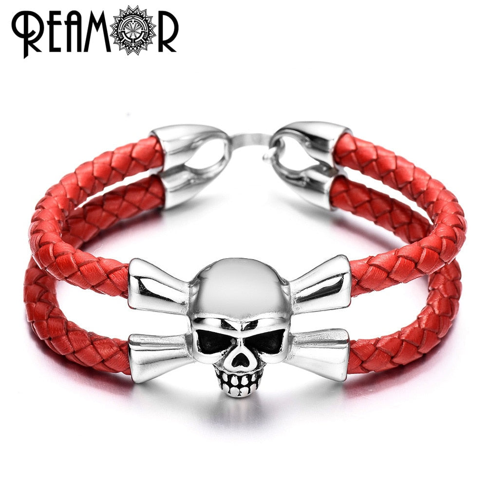 skeleton head bracelet