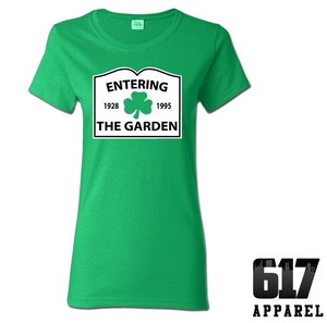 Entering The Garden (Basketball) Ladies T-Shirt