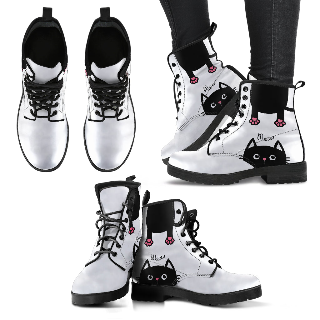 womens black cat boots