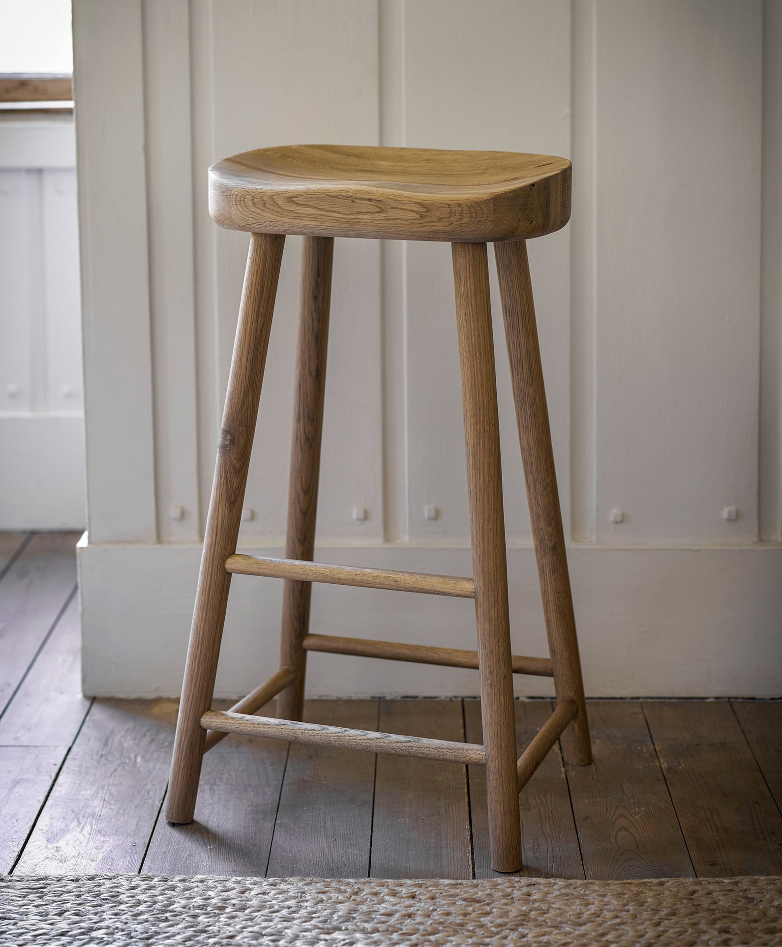 Bailey Weathered Oak Bar Stool Olive The Fox